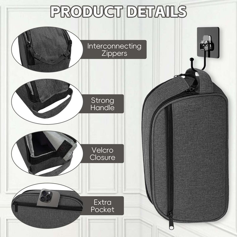 Tiny Chou CPAP Travel Bag Compatible with ResMed AirMini Machine & Accessories, Portable CPAP Equipment & Supplies Carrying Bag, Compact CPAP Organizer Storage Bag with Compartments,Black (Bag Only) - Image 3